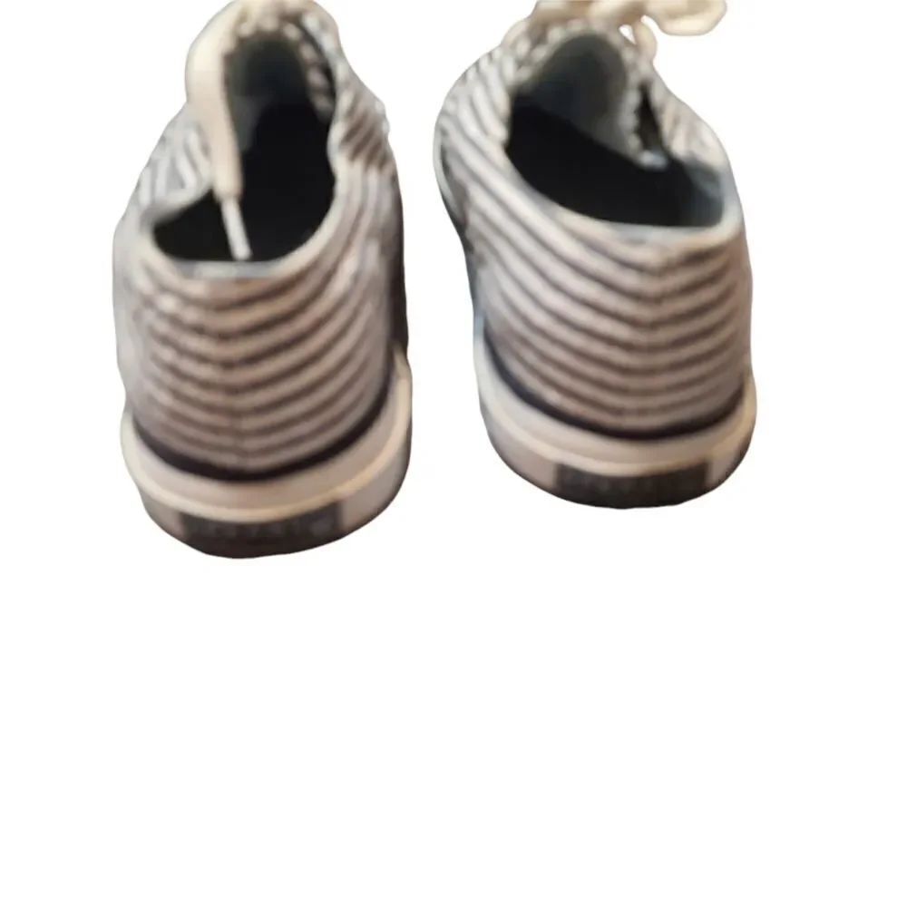 Sperry Pinstriped Topsider Sneaker Blue & White 9.5 - Picture 8 of 9